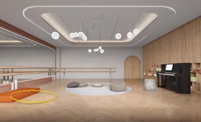 现代舞蹈教室3D模型下载